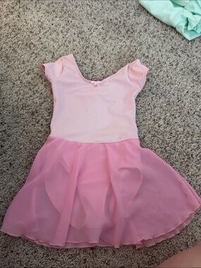Girls Pink Ballet Dress Costume - Light & Bubblegum Pink size